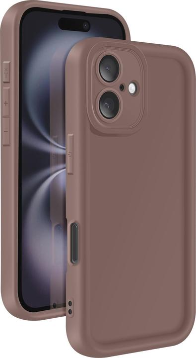 Actual product image OEM Rim TPU case for iPhone 16 6,1" brown (Apple iPhone 16)