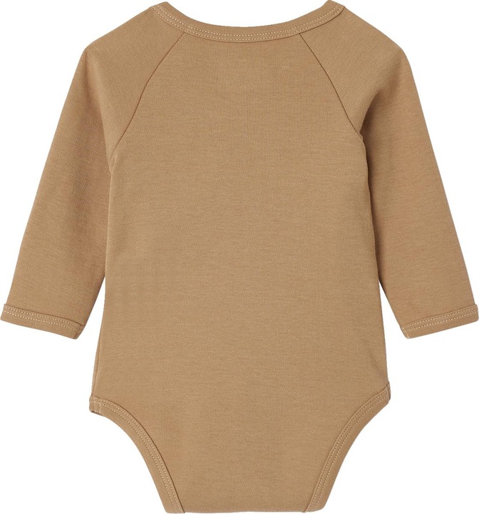 Actual product image Vertbaudet Bio-Kollektion: 2er-Pack Baby Wickelbodys mit langen Ärmeln (56)