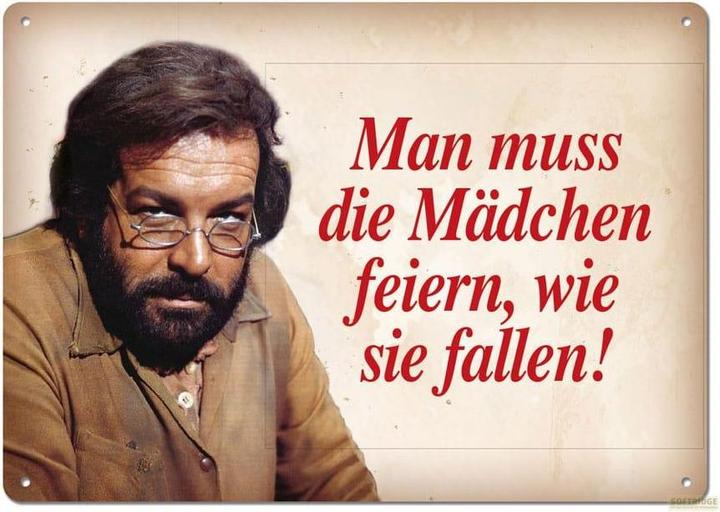 Produktbild Puag Blechschild Mädchen feiern, wie sie fallen