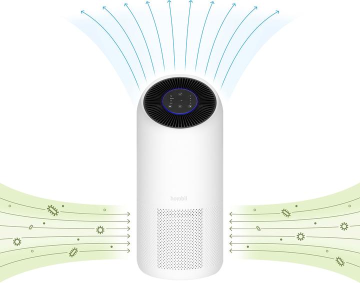 Actual product image Hombli Smart Air Purifier XL, White (75 m²)