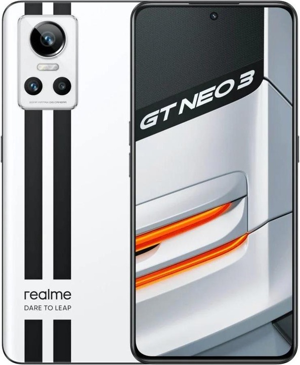Produktbild realme GT Neo 3 (256 GB, Sprint White, 6.70", Dual SIM, 50 Mpx, 5G)