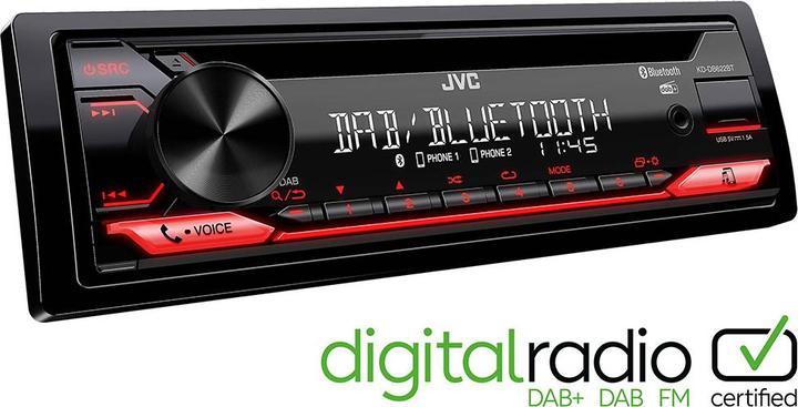 Actual product image JVC KD-DB622BT (Android car)