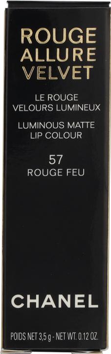 Produktbild Chanel Rouge Allure Velvet (57 Rouge Feu)
