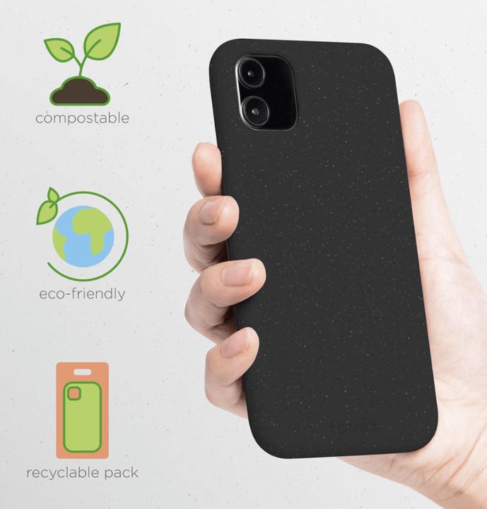 Produktbild Fongex iPhone 12 Pro Max - Eco-Friendly Bio Case schwarz (Apple iPhone 12 Pro Max)