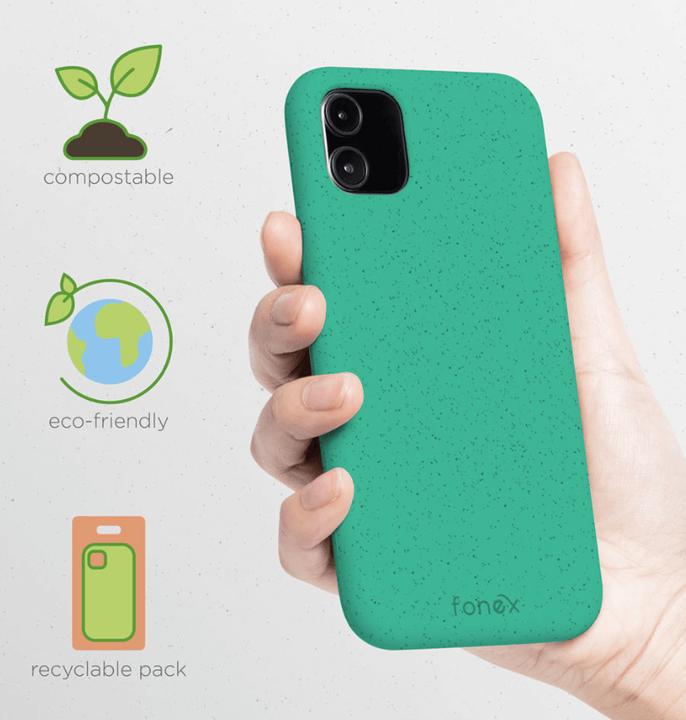 Actual product image Fongex iPhone 12 / 12 Pro - Eco-Friendly Bio Case green (Apple iPhone 12, Apple iPhone 12 Pro)