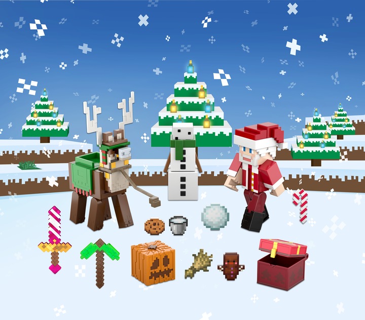Actual product image Minecraft Advent calendar