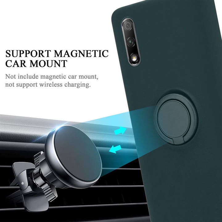 Actual product image Cadorabo TPU Liquid Ring Silicone Case Cover (Honor 9X)