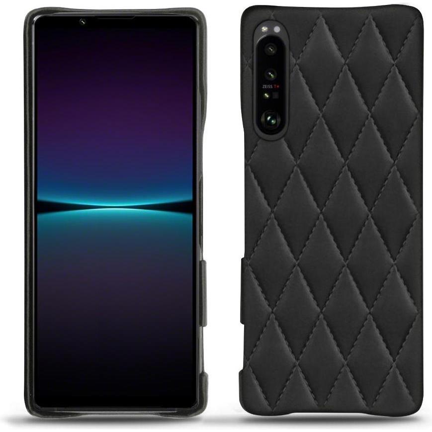 Noreve Lederschutzhülle (Sony Xperia 1 IV), Smartphone Hülle, Schwarz