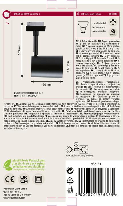 Produktbild Paulmann URail Spot Luxe (GU10)