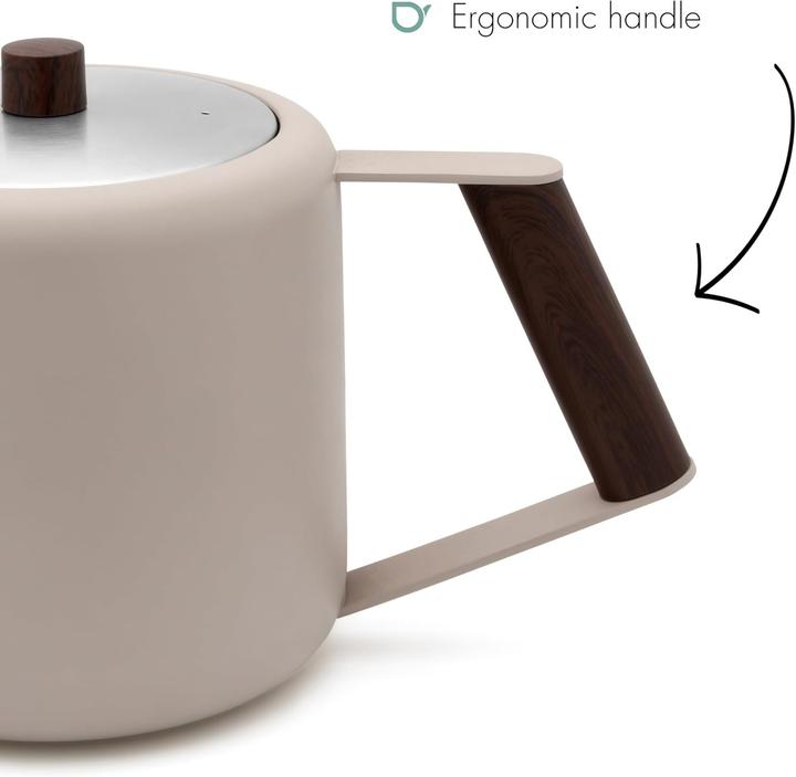 Actual product image Bredemeijer Teapot Design Boston 1.1l beige brown 111018 (1.10 l)