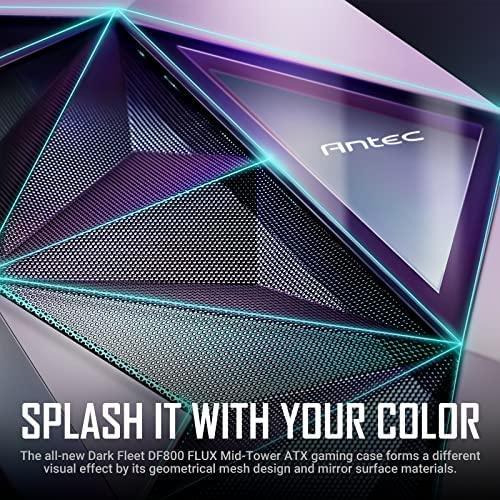 Actual product image Antec Geh Gamer Dark Fleet DF800 FLUX Midi Tower white retail (ATX, Mini-ITX)