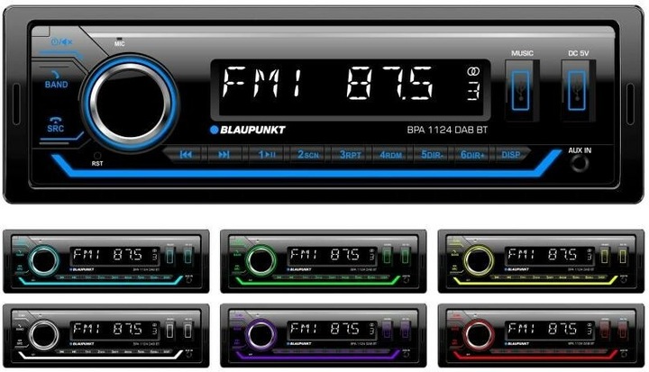 Productafbeelding Blaupunkt BPA 1124 DAB BT autoradio