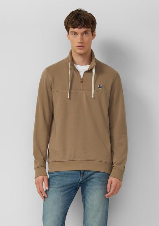 Image du produit s.Oliver Sweatshirt Sweatshirt mit Eingrifftaschen und Label-Patch (L, S)