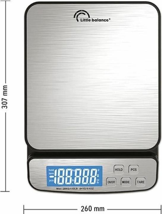 Image du produit Little Balance PESE LETTRES ET COLIS ELECTRONIQUE 30KG/1G - LBO8370