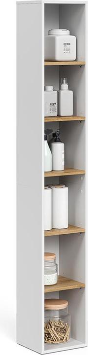 Produktbild Vicco Hochregal Viktor, Weiss/Artisan, 30 x 188.6 cm (30 x 27.30 x 188.60 cm)