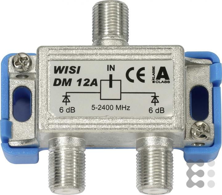 Actual product image WISI DM 12 A Cable splitter silver (6 dB, Manifolds and Branchers)