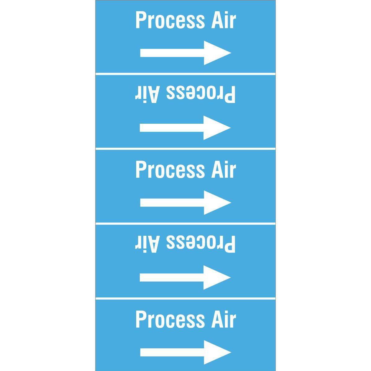 Brady, Etiketten, ISO 20560 Pipe Markers - Air