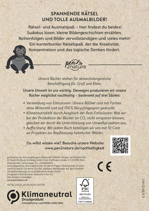Produktbild Meine Ausmal-Rätsel. Block für Kinder ab 7 Jahren