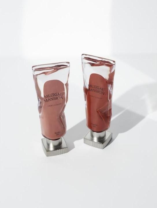 Actual product image Muzigae Mansion Objet Lip Stain Unique Paint Tube Design Velvet Matte Tint Long-Lasting