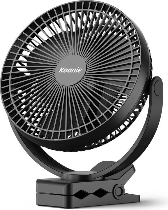 Immagine prodotto Koonie Tragbarer Clip-On-Ventilator (35 dB)