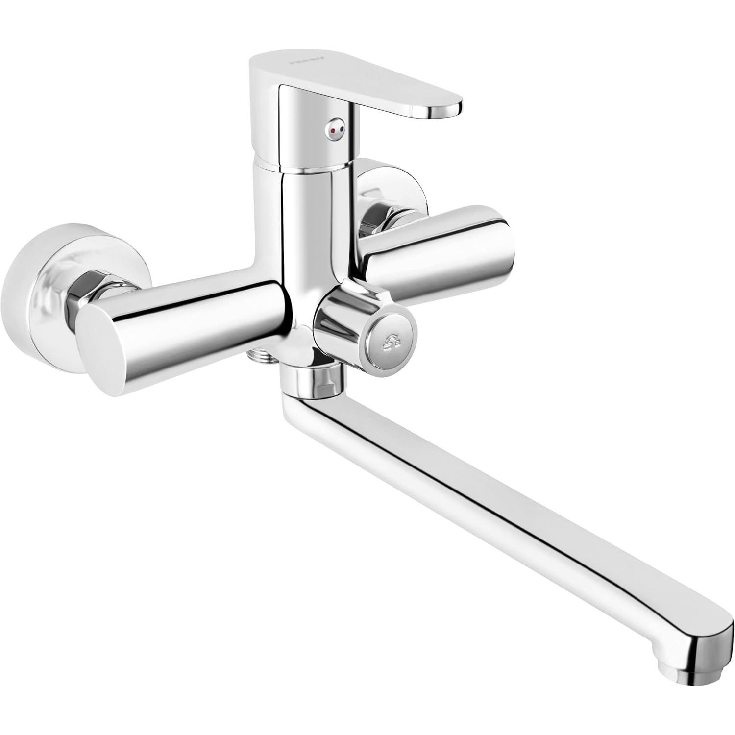 Ferron, Rubinetteria Da Cucina, Batteria Umywalkowa Ferro Algeo śCienna Cromo (BAG3A)