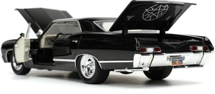 Image du produit Jada Supernatural 1/24 Hollywood Rides 1967 Chevrolet Impala Sport Sedan avec Dean Winchester figurine