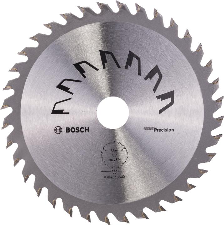 Produktbild Bosch Zubehör Kreissägeblatt PRECISION D= 140 mm Bohrung= 20 mm Z= 36