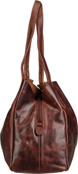 Actual product image Greenburry Rugged leather shoulder bag 32 cm