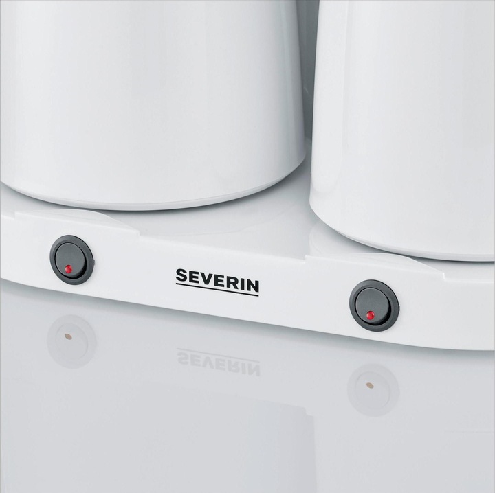 Actual product image Severin KA 9314 Coffee Maker White Capacity Cups=16 Insulated Jug
