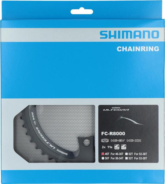 Productafbeelding Shimano Ultegra FC-R8000 kettingblad 11-speed MT (46)