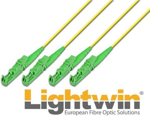 Actual product image Lightwin Fiber optic duplex patch cable, singlemode (CAT6, 1 m)