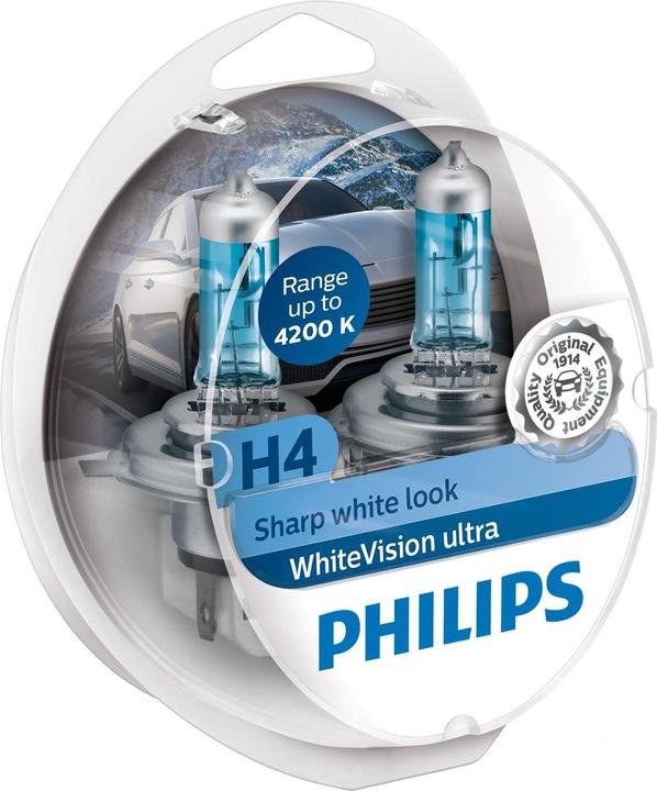 Image du produit Philips H4 WhiteVision ultra (H4)
