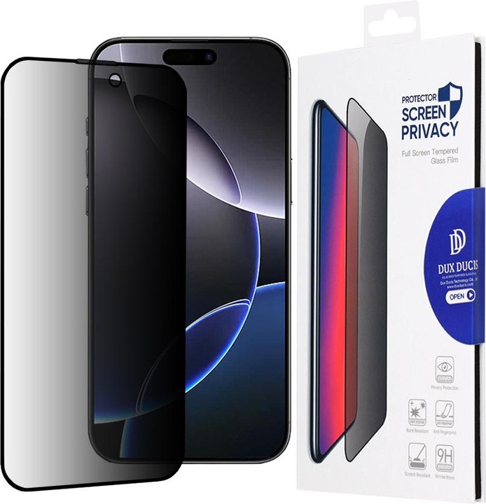 Image du produit Dux Ducis Verre blindé Privacy (1 pièce(s), Apple iPhone 16 Pro Max)