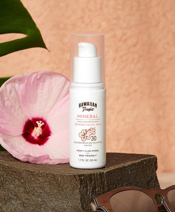 Image du produit Hawaiian Tropic Lait minéral nourrissant pour le visage (Lait solaire, SPF 30, 50 ml)