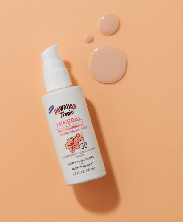 Image du produit Hawaiian Tropic Lait minéral nourrissant pour le visage (Lait solaire, SPF 30, 50 ml)