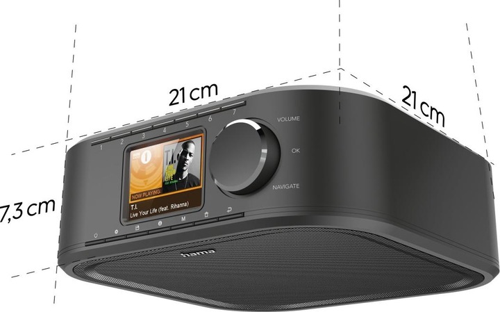 Actual product image Hama DIR355BT (Web radio, Bluetooth)