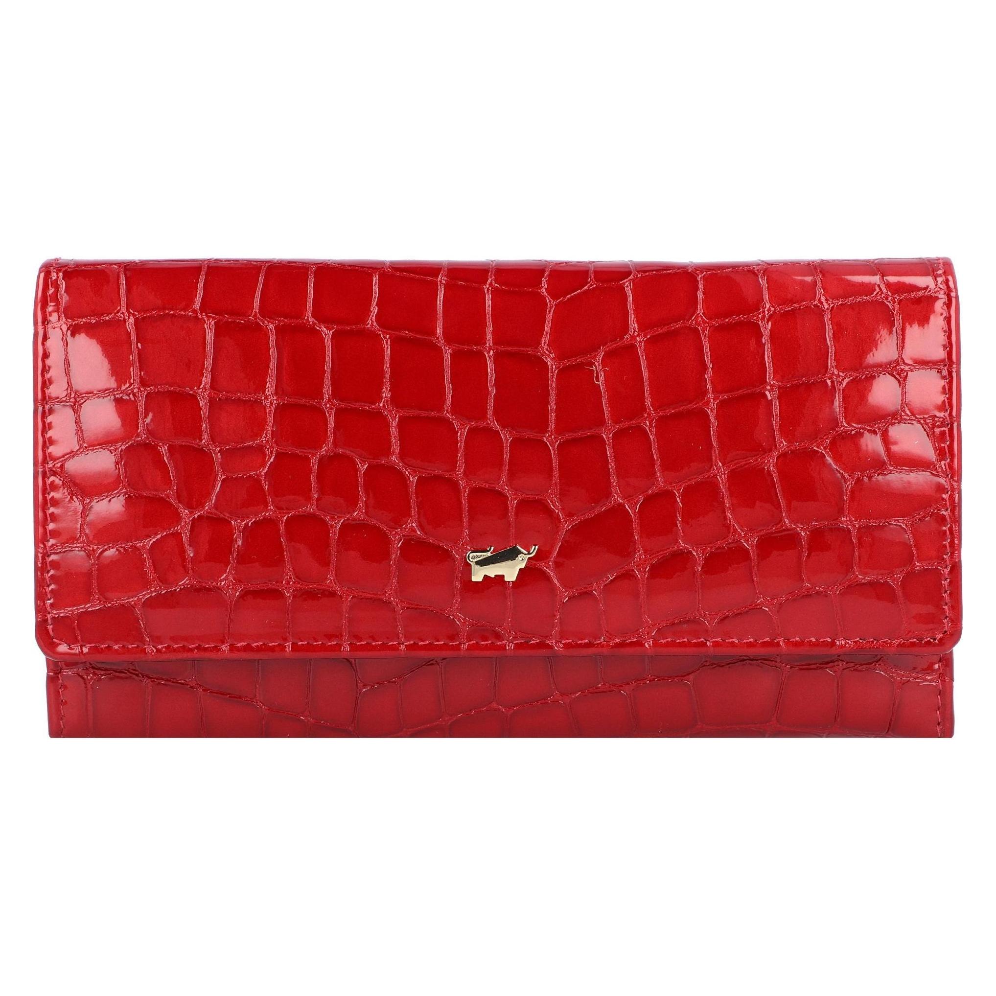 Braun Büffel, Damen, Portemonnaie, Langbörse Verona 40152 Geldbörse, Rot