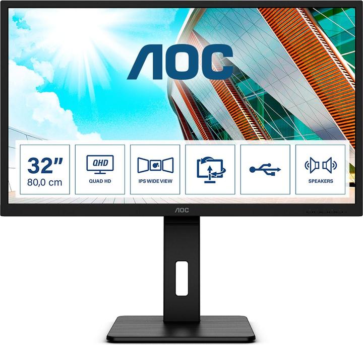 Produktbild AOC Q32P2 (2560 x 1440 Pixel, 31.50")