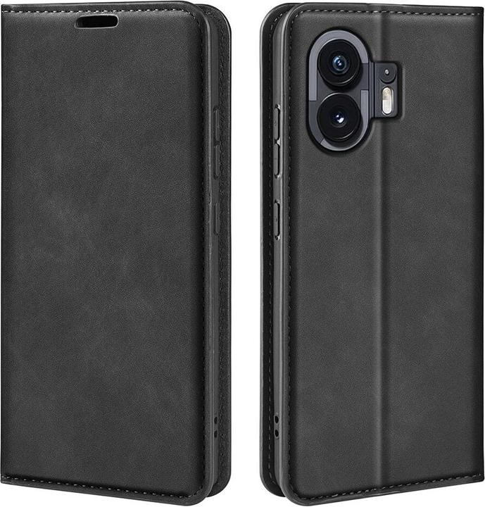Cover-Discount Nothing Phone (2) - Custodia Flip Stand cover nera (Nothing Phone (2))