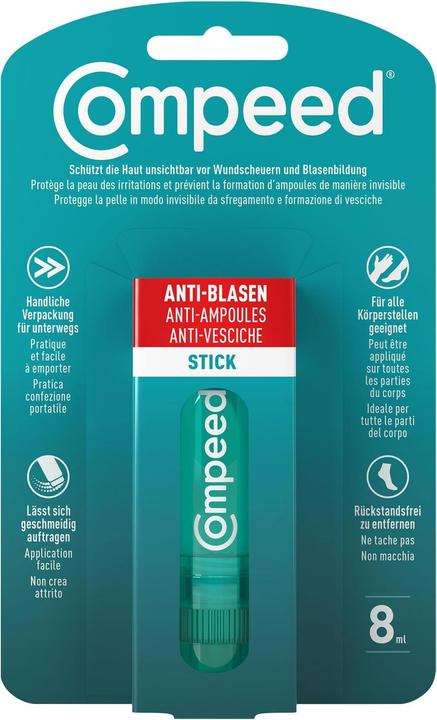 Actual product image Compeed Anti bubbles stick (Foot cream & foot gel, 8 ml)