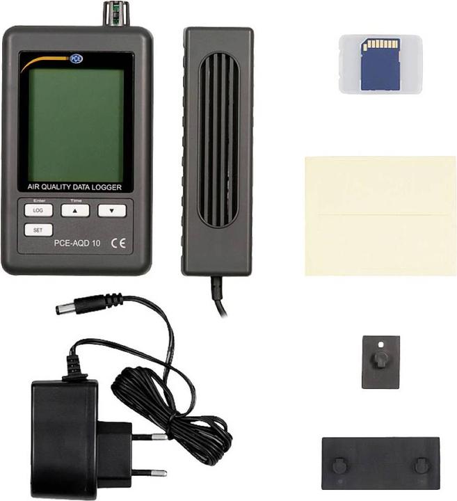 Actual product image PCE Instruments Instruments PCE-AQD 10 Multi data logger Measured variable CO2, humidity, temperature