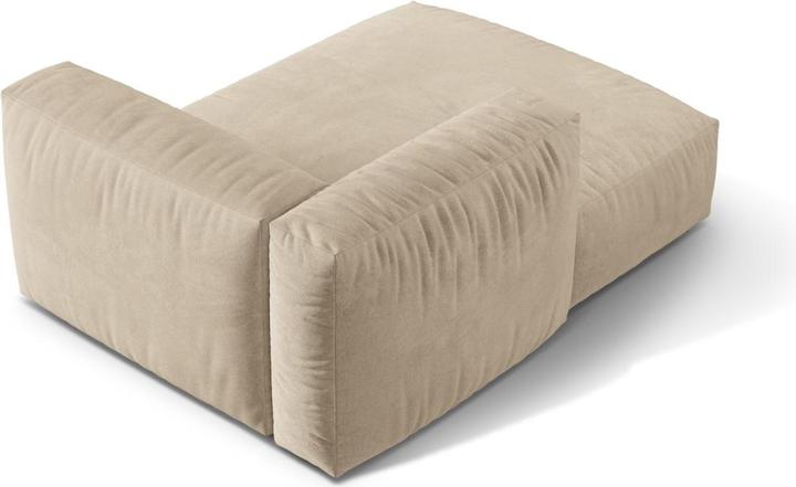 Image du produit Micadoni Chaise longue modulable gauche, "Martina", 1 Place, 176x123x75 Fabriqué en Europe (Recamière)
