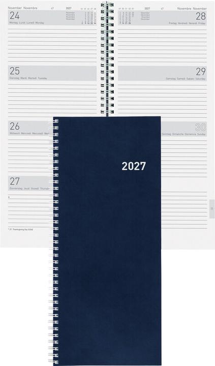 Immagine prodotto Biella Agenda business formato lungo Twist (Formato lungo, 1 settimana / 2 pagine)