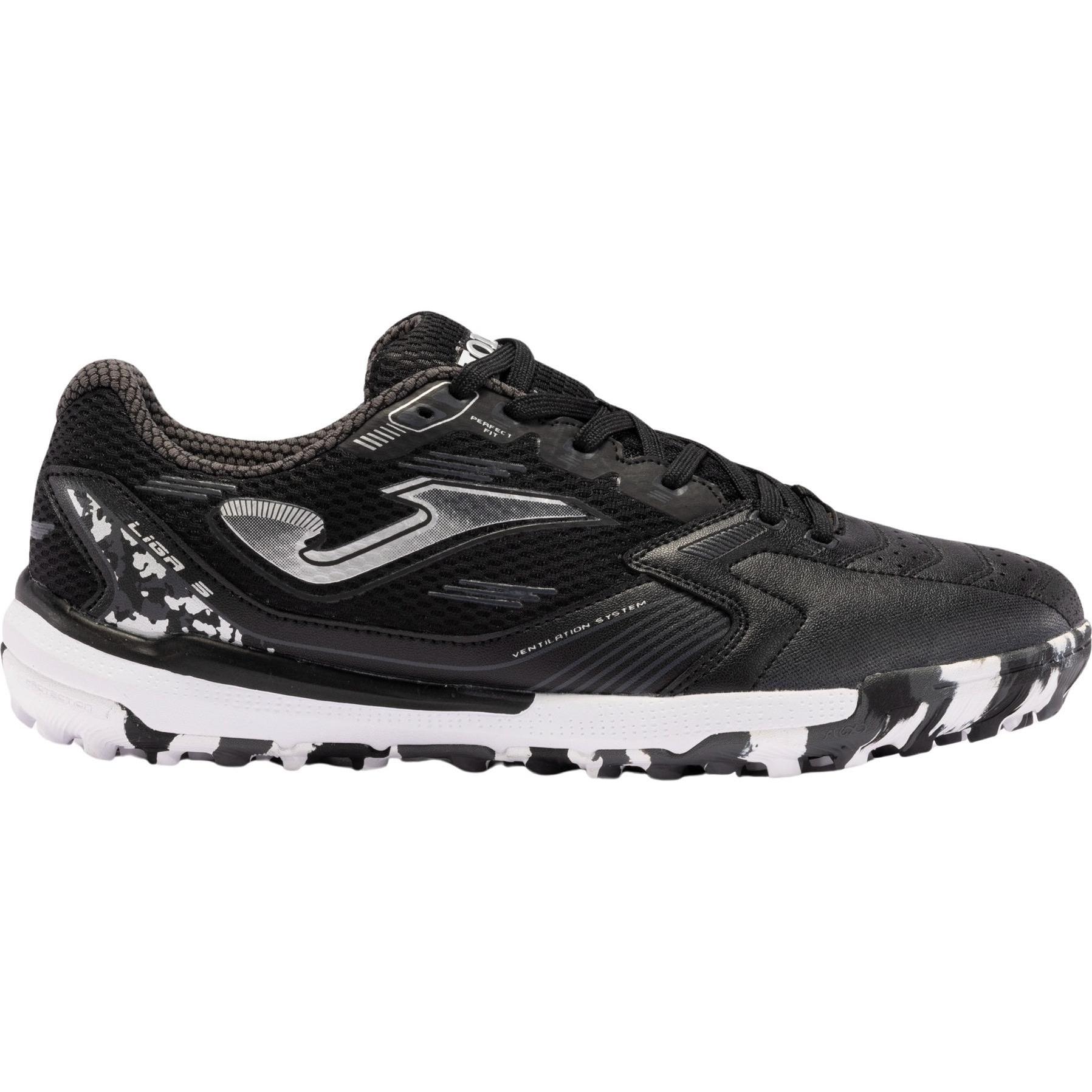Joma, Herren, Fussballschuhe, Liga-5 Turf (44), Schwarz