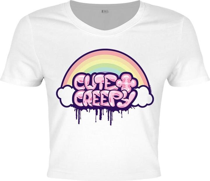 Actual product image Grindstore CropTop Cute & Creepy (M)