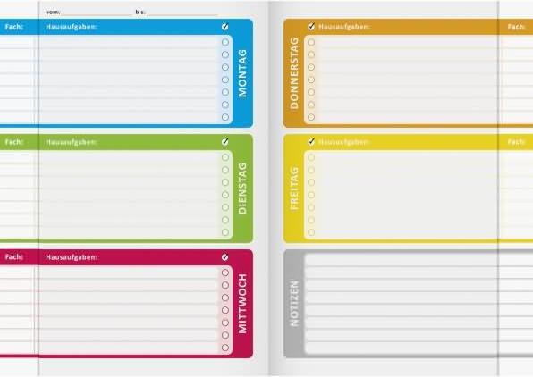 Image du produit Brunnen 1046807 Cahier de devoirs (A5, 48 feuilles, école primaire, avec jaquette, 2 motifs) (A5, Règle spéciale)