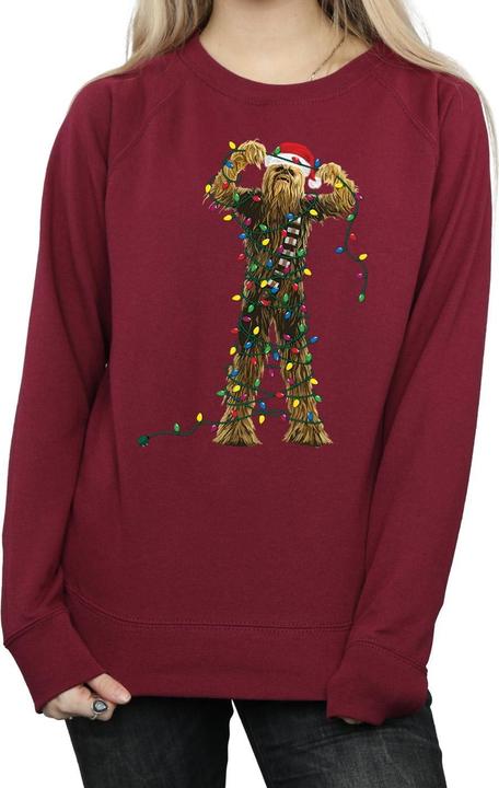 Immagine prodotto Star Wars Chewbacca Christmas Lights Felpa Donna (XXL)