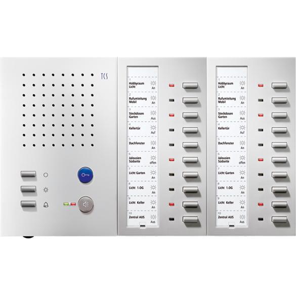 TCS IMM2110-0140 Audio Innenstation z.Freisprechen 5+10+10 Tasten weiÃ, Elektronikzubehör + Gehäuse, Weiss
