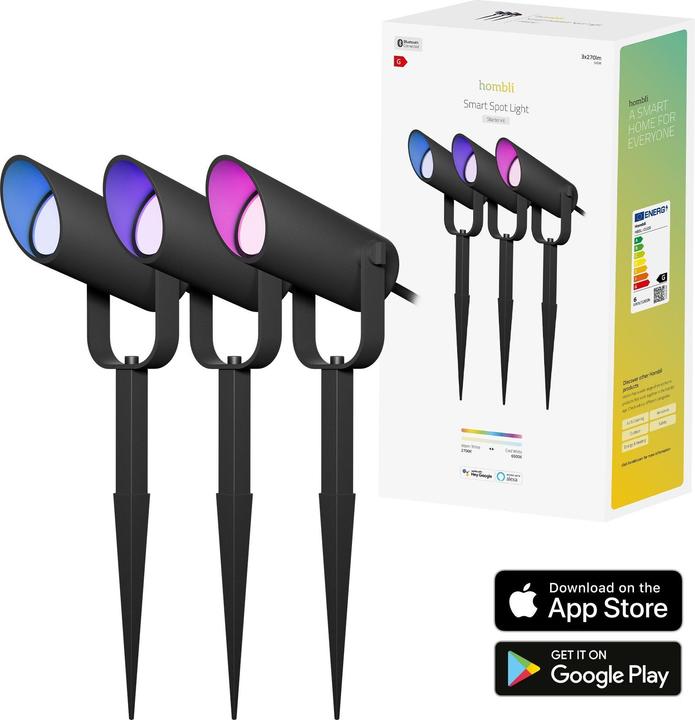 Produktbild Hombli Outdoor Smart Spot Light - Kit (270 lm, IP65)