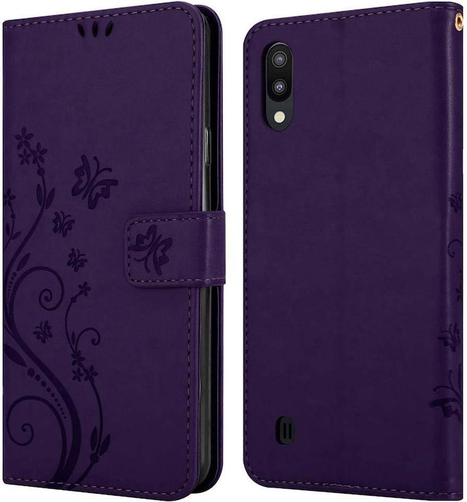 Produktbild Cadorabo Flower Book Cover (Samsung Galaxy A10, HTC One M10)